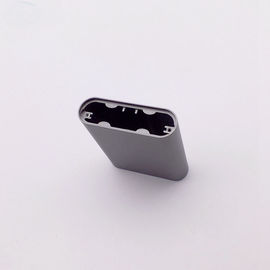 Grey Anodized Micro CNC Machining Parts Aluminum Extrusion Enclosures With Tapping