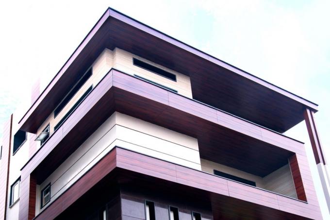 Dış Cephe Kaplama için Ahşap Kaplama Acp Alüminyum Kompozit Panel 2