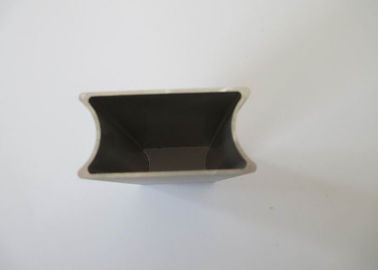 Decorative White Handrail extruded aluminum stock shapes Powder Coated 6000 Series