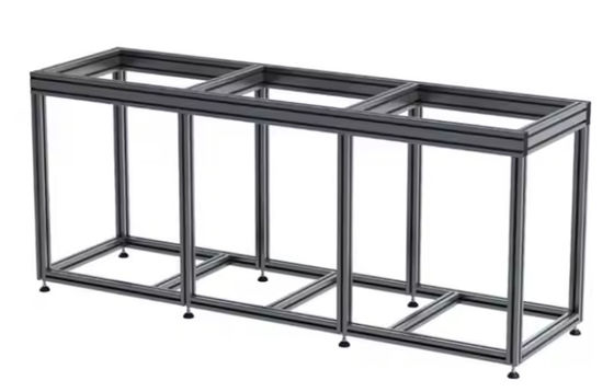 Custom Aluminum Profile Building Aquarium System Racks Frame Industry Aluminum Shelves Fish Tank Pool Stand Fish Display Tank Rack