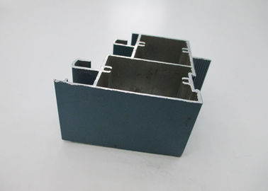 Green Painted Aluminium Extrusion Profiles , Aluminium Window Extrusions