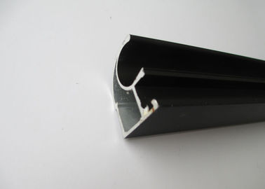 Hotel Architectural Half Round aluminium extruded sections With Wooden Pattern Transfer Surface