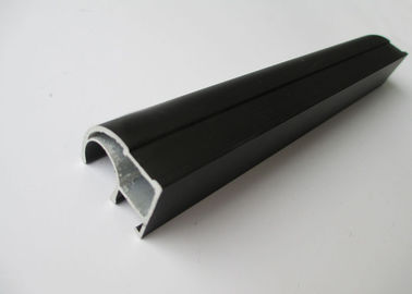 Hotel Architectural Half Round aluminium extruded sections With Wooden Pattern Transfer Surface