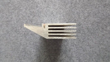 Metal Turning CNC Machining Aluminium Heat Sink Profiles High Precision