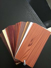 0.75 - 0.8” Inch Diameter Circle Aluminium Round Tube With Wooden Color Imitation Wood Grain