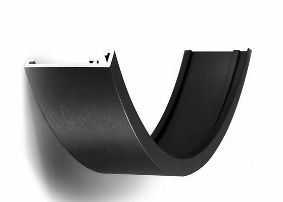 6063 Aluminum Alloy Extruded Profile Mirror Frame Mill Finish
