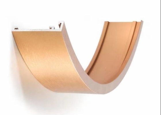 6063 Aluminum Alloy Extruded Profile Mirror Frame Mill Finish