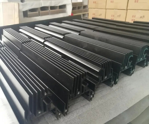 Customized black powder coating aluminum profile for led light bar