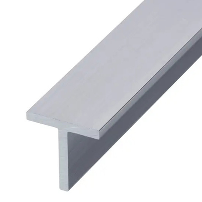 Brushed Surface Decorative Trim Aluminum T Shaped Extrusion Profiles