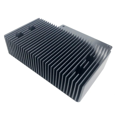 Custom CNC milled aluminum heat sink profile