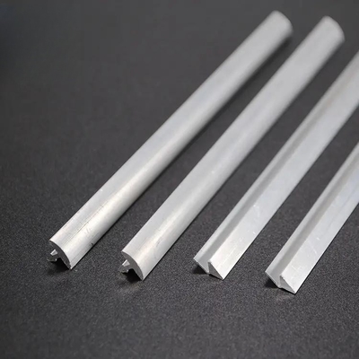 Customized 6063 Anodized Aluminum T Shape Transition Tile Trim For Interior Design