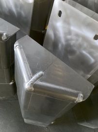 TIG Welded Aluminum Square Tube CNC Machining Parts For Aluminum Bracket Parts