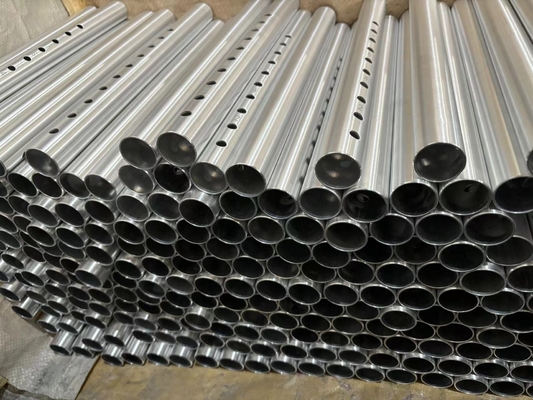 Laser Marking Brushed Stainless Steel Support Round Tube For Portable Foldable Multifunctional Bed Massage Beauty