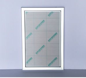 Silver Sandblasted Anodized LED Aluminum Photo Frame ISO9001 / ISO14001