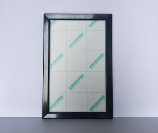 Silver Sandblasted Anodized LED Aluminum Photo Frame ISO9001 / ISO14001