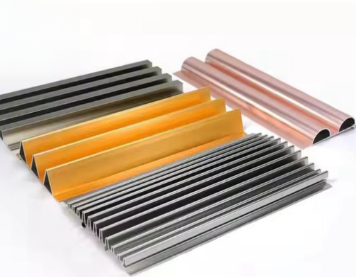 Decorative Aluminum Profiles For Wall Panels / Wall Panel Aluminum Extrusion
