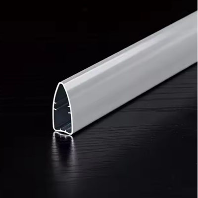Customized Powder Coating Polished Extruded Roller Blind Bottom Railing Aluminium Profile For Windows