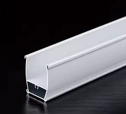 Customized Powder Coating Polished Extruded Roller Blind Bottom Railing Aluminium Profile For Windows