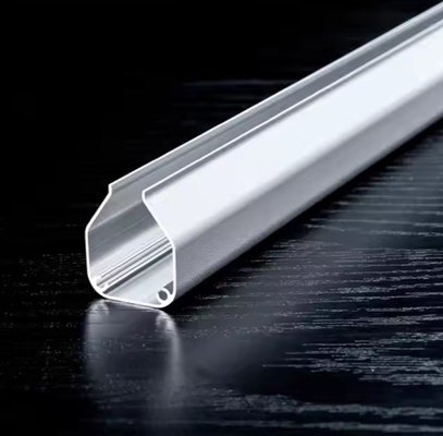 Customized Powder Coating Polished Extruded Roller Blind Bottom Railing Aluminium Profile For Windows