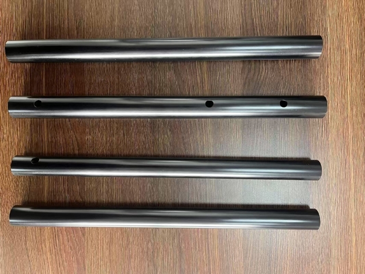 Customized Aluminum Round Tube Black Hard Anodized 30μM Retractable Aluminum Tube Bracket Wall Thickness 1mm Or Custom Made