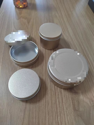 Food Grade 0.5L 500ml Big Aluminum Tin Box Tin Container Tin Jar With Screw Lid