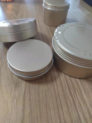 Food Grade 0.5L 500ml Big Aluminum Tin Box Tin Container Tin Jar With Screw Lid