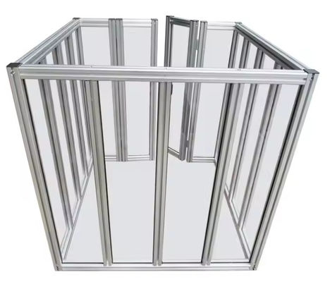 Customized Industrial Aluminum Extrusion Profile Frame 4080 4040 T Slot Extruded Aluminum Profile for Robot Machine System