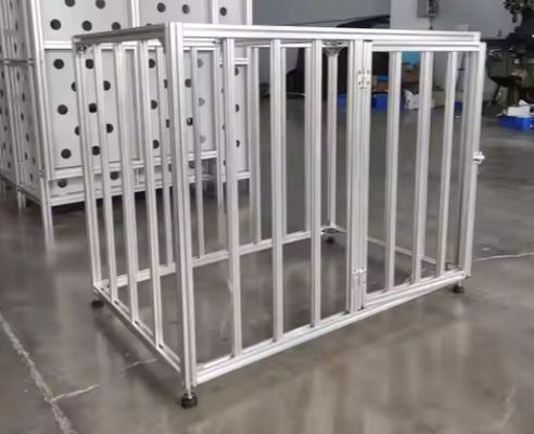 Industrial Aluminum Extrusion Profile 2020 3030 Series T Slot Square Aluminum Bars for Customized Bird Cage Pet Cage