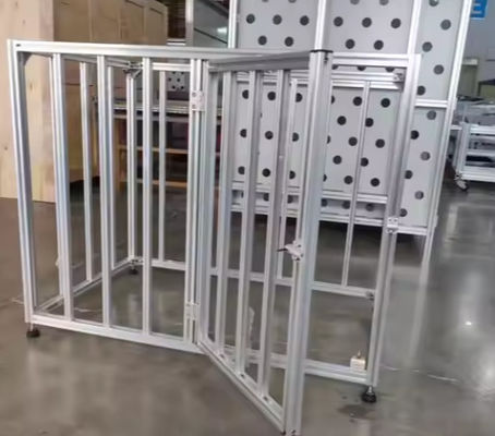 Industrial Aluminum Extrusion Profile 2020 3030 Series T Slot Square Aluminum Bars for Customized Bird Cage Pet Cage
