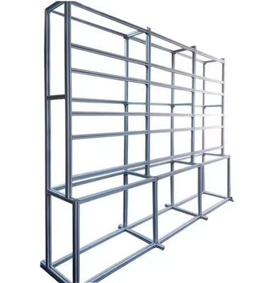 Industrial Style Aluminum Alloy Display Stand & Wall Shelf with T Slot Aluminum Extrusion Profile 3030 4040