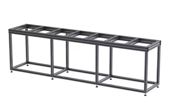 Custom Aluminum Profile Building Aquarium System Racks Frame Industry Aluminum Shelves Fish Tank Pool Stand Fish Display Tank Rack