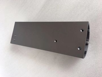 Grey anodized CNC milling and drilling custom aluminum lighting design