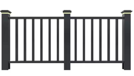 Alüminyum Balkon Cam Sistemleri Çit Yüksekliği Veranda Duvarı Kompozit Tasarımları Ön Veranda Teras Çit Tasarımları